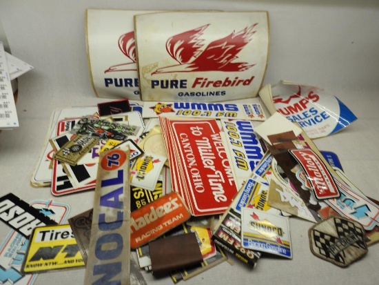 Large Group of Advertising Decals