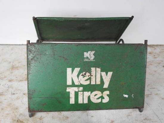 Kelly Tires Truck Tire Wire Tire Stand Sign