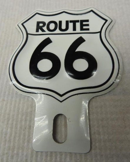 Route 66 License Plate Topper