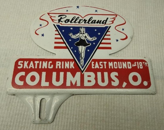 Rollerland Columbus, Ohio License Plate Topper
