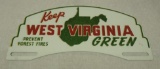 Keep West Virginia Green License Plate Topper