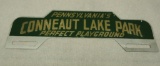 Pennsylvania's Conneaut Lake License Plate Topper