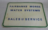 Fairbanks Morse Water Systems Sign