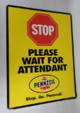 Pennzoil Stop Sign