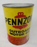 Pennzoil Outboard Motor Oil Quart Can