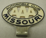 Missouri Auto Club AAA Plate Topper