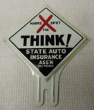 State Auto Insurance License Plate Topper