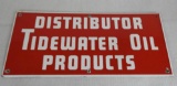 Tidewater Oil Products Porcelain Sign