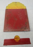 Shell Memo Pad Holder and Metal Clip