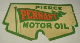 Pierce Pennant Motor Oil Cardboard Winter Front