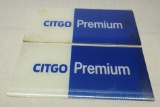 Citgo Premium Gas Pump Ad Glass