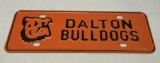 Dalton Bulldogs License Plate Topper