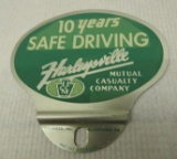 Harleysville Safe Driving License Plate Topper