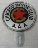 Chicago Motor Club AAA License Plate Topper