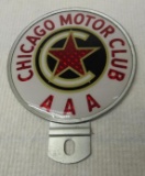 Chicago Motor Club AAA License Plate Topper