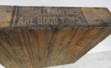 Morgan & Wright Tires Wood Crate