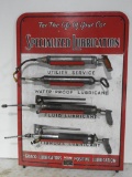 Specialized Lubrication (Red) Grease Gun Rack Sign