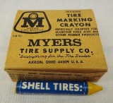 Shell Myers Tire Marking Crayons with Box