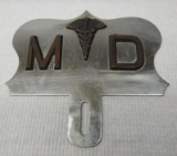 M.D. License Plate Topper
