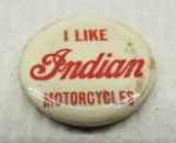 Indian Motorcycle Pinback