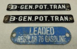 Group of Small ID Tag Signs