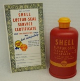 Shell Lustr-Seal (Red) Bottle