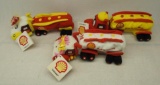 Group of Shell Plush Toy Tanker Trucks