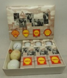 Box of 12 Shell Golf Balls and Tees