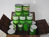 Group of 12 Mopar Rear Axle Quart Oil Cans