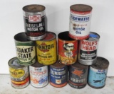 Group of 11 Quart Cans