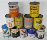 Group of 11 Quart Cans