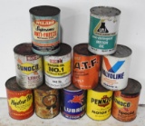 Group of 11 Quart Cans