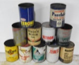 Group of 11 Quart Cans