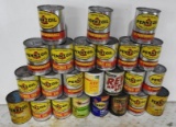 Group of 24 Quart Cans