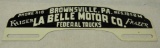 Kaiser Frazer La Belle Motor Co License Plate Topper