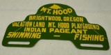 Mt Hood Oregon License Plate Topper