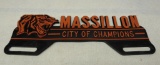 Massillon City of Champions License Plate Topper