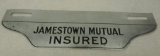 Jamestown Mutual License Plate Topper