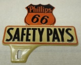 Phillips 66 License Plate Topper