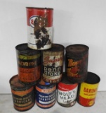 Group of Eight 5lb Grease Cans