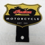 Indian Motorcycle License Plate Topper