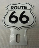 Route 66 License Plate Topper