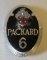Packard 6 Motor Car Co Radiator Emblem Badge Crest