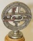 1915 Oddfellows Emblem Radiator Mascot Hood Ornament by Aronson