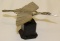 Stork in Flight Automobile Radiator Mascot Hood Ornament by AEL