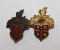 Pair of Packard Motor Car Co Crest Emblem Badges