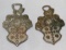 Pair of Packard Motor Car Co Crest FOB Badges