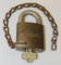 Packard Motor Car Co Script Lock