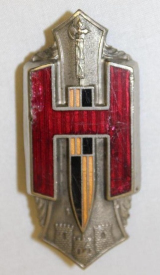 Hupmobile Radiator Emblem Badge