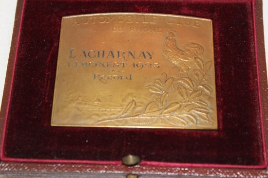 1923 French Automobile Club of Rhone Race Medallion Rally Badge